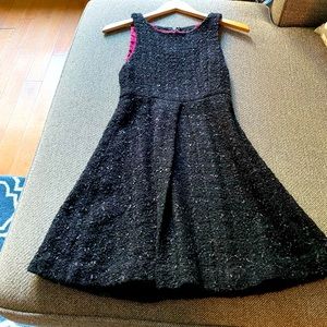 Alice & Olivia sparkly blue dress with magenta trim. Size 0